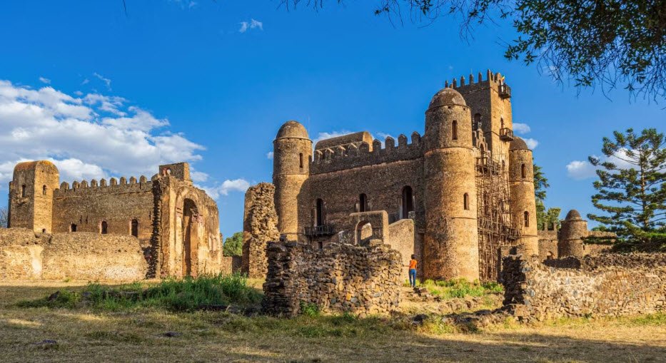 Fasil Ghebbi (Royal Enclosure), Gondar, Amhara Region, Ethiopia